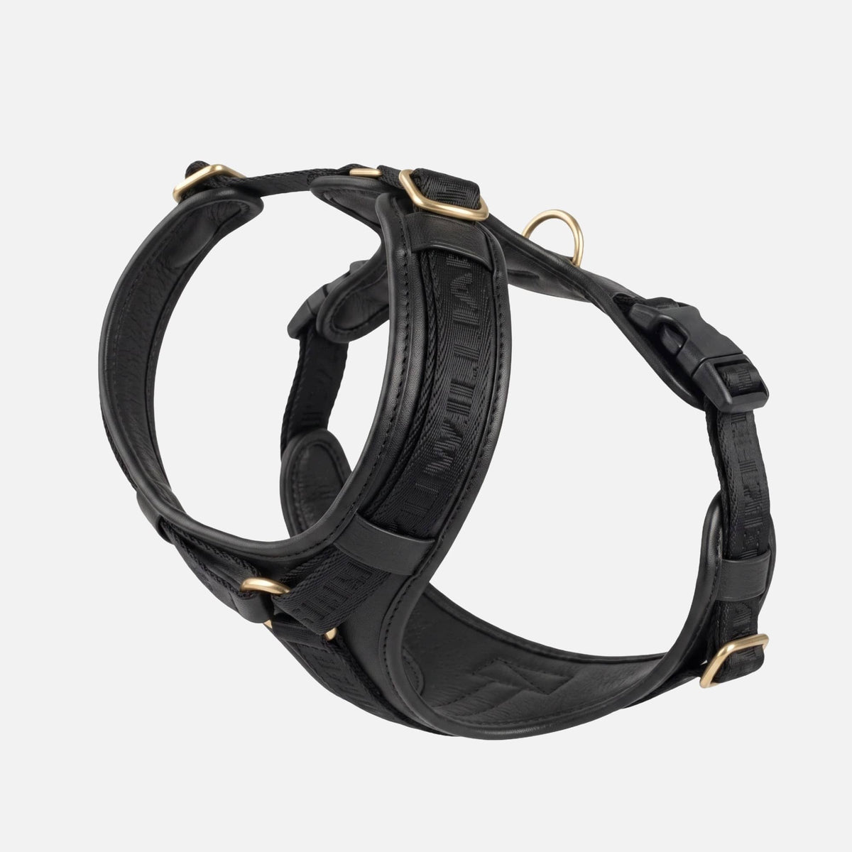 William Walker Premium Leather Y-Harness Plain Noir (schwarz) / XS