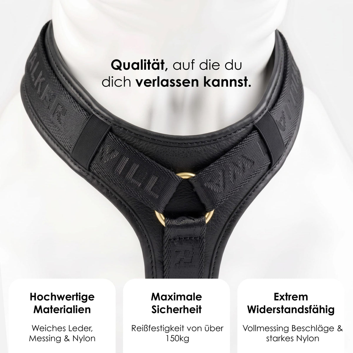 William Walker Premium Leather Y-Harness Plain