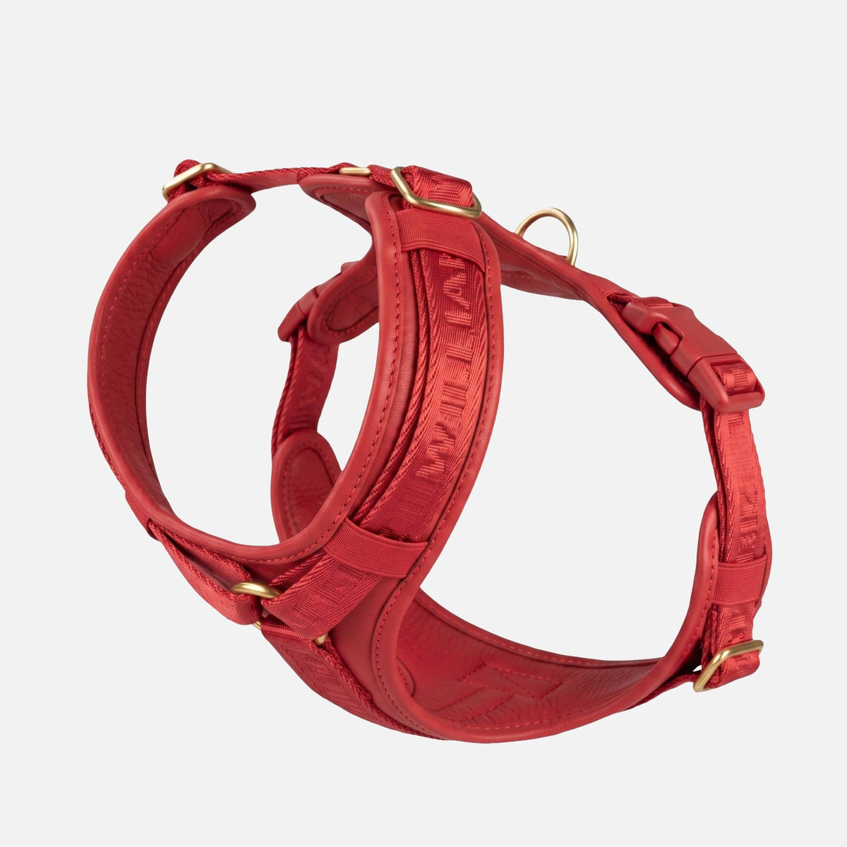 William Walker Premium Leather Y-Harness Plain Chili (rot) / XS