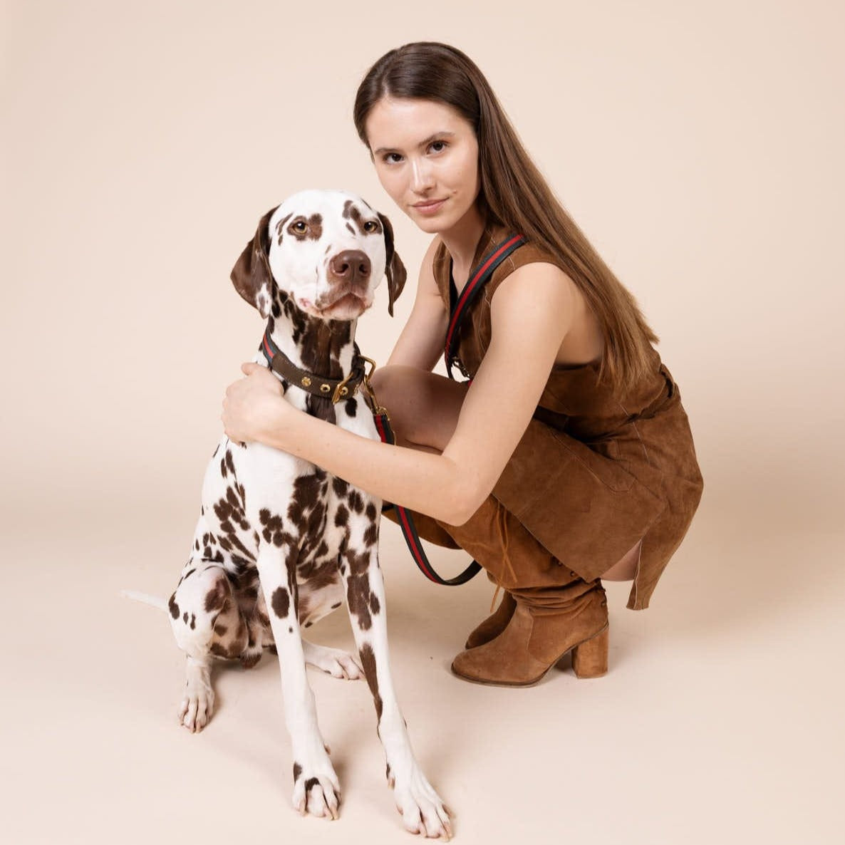 William Walker Leren halsband Florence // Limited