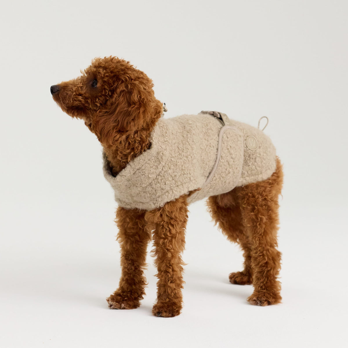 William Walker Knusse fleece hondenjas Cozy Sand / 1