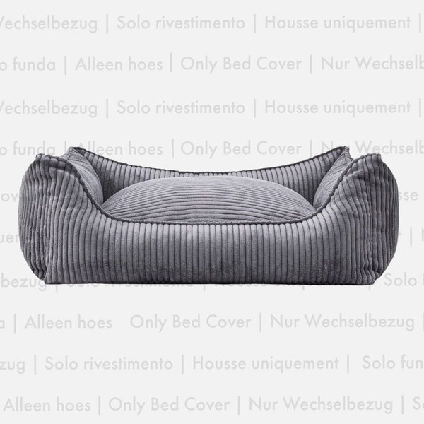 Housse de rechange pour panier pour chien Cord Charcoal