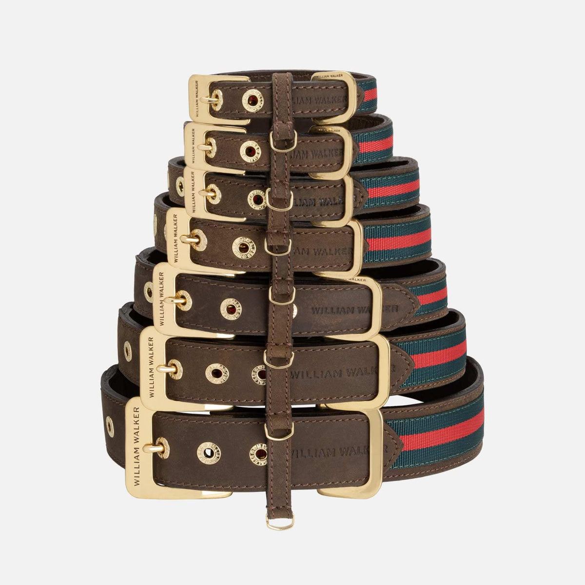 William Walker Leren halsband Florence // Limited