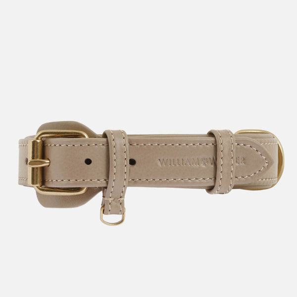 Collier pour chien en cuir Sand (beige)