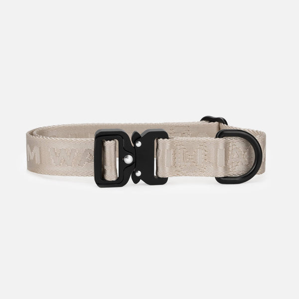 Collier pour chien Jacquard Nylon Sand (beige)