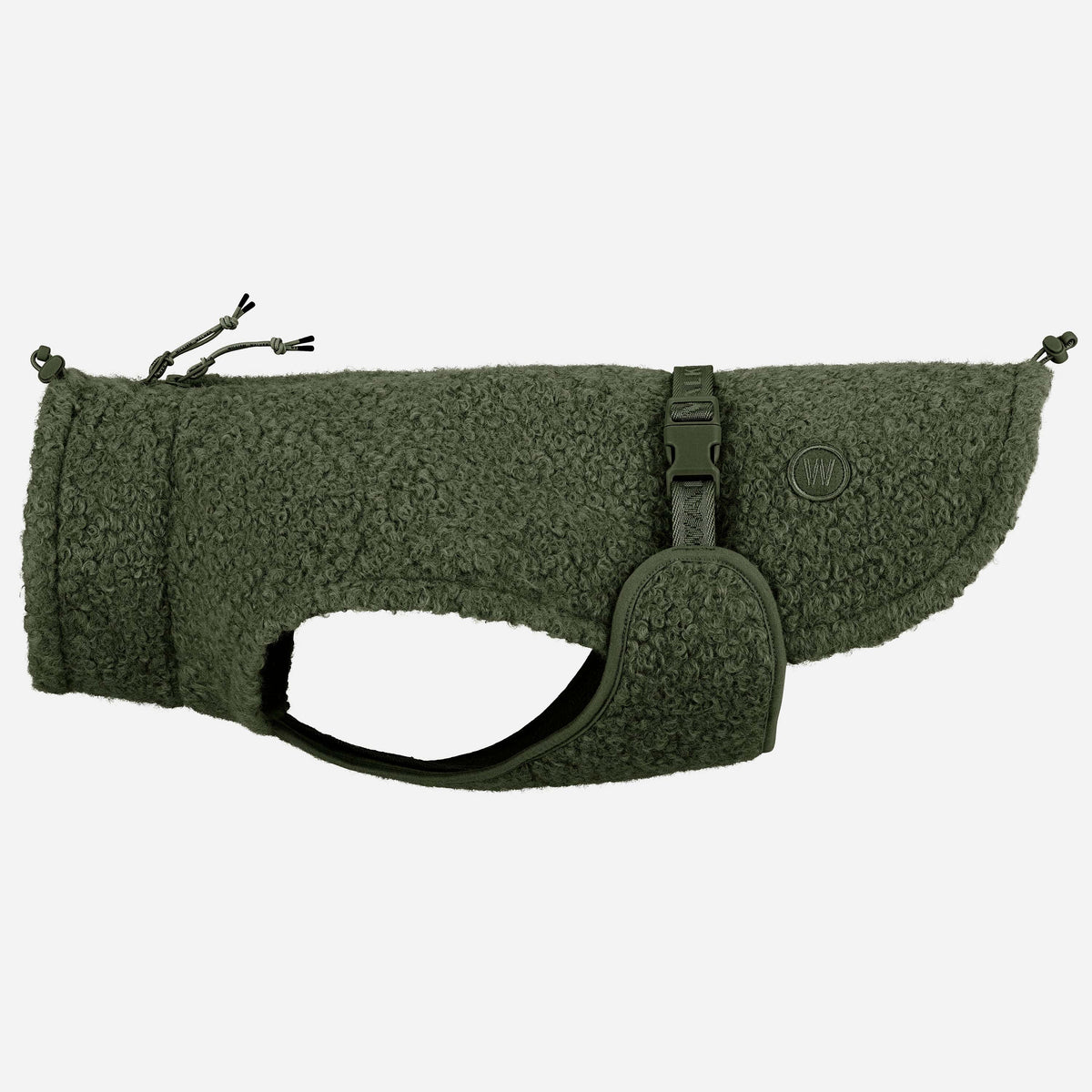 William Walker Knusse fleece hondenjas Cozy voor teckels Dark Moss / 2